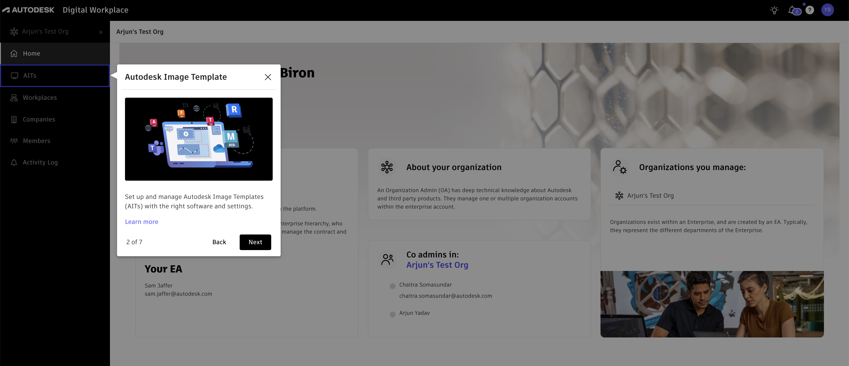 Enterprise Admin Portal Tour